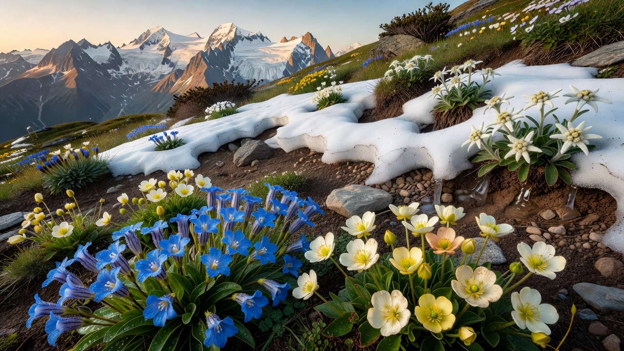 Alpine Wildflowers Face Extinction Risk from Warming